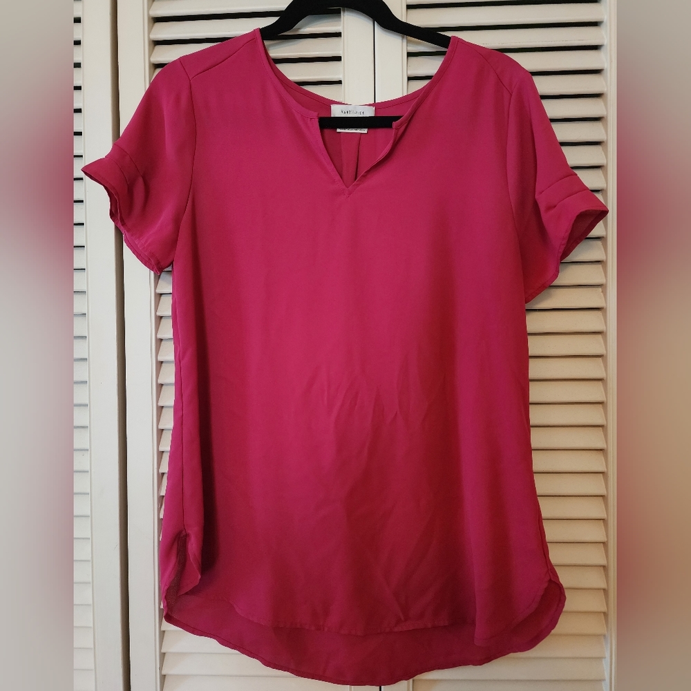 Pink blouse, small, Van Heusen